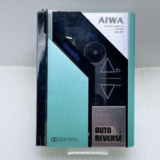 AIWA HS-P7 Vintage Stereo Cassette Player Walkman Style Japan Powers On No Play