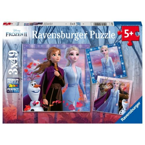 Ravensburger RVB05011 3 Puzzle da 49 Pezzi - Frozen 2