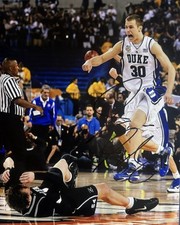 JON SCHEYER SIGNED 8x10 PHOTO DUKE BASKETBALL COACH AUTOGRAPH COA