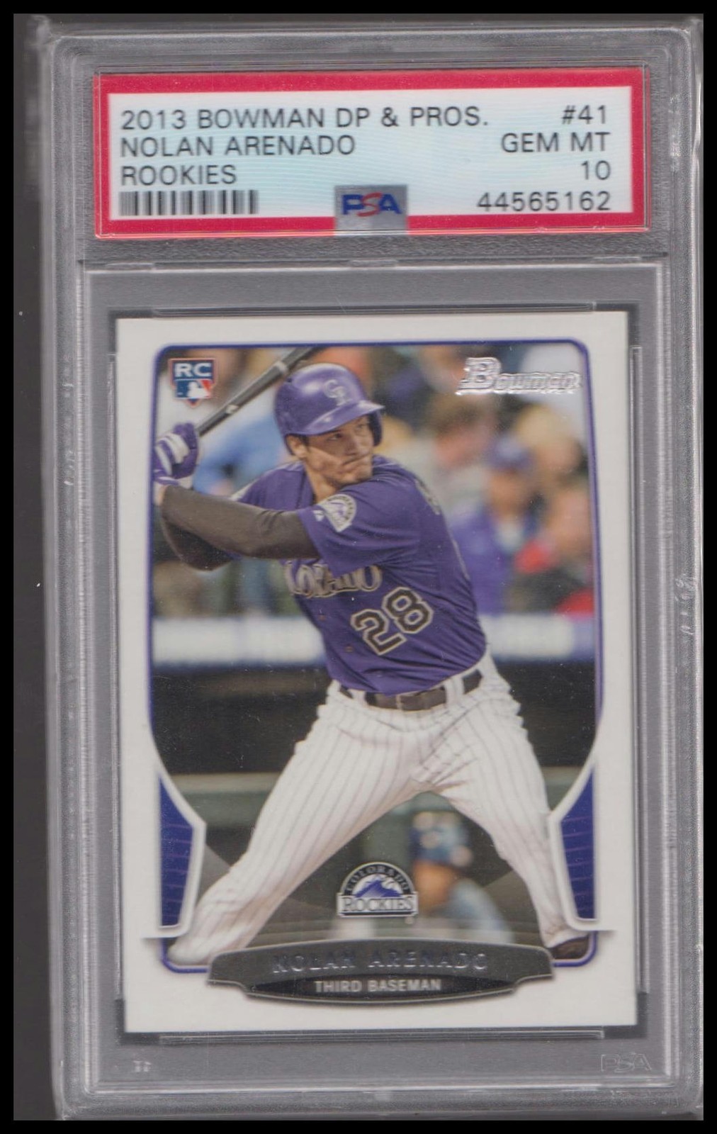 2013 Bowman Draft Picks & Prospects #41 Nolan Arenado PSA 10