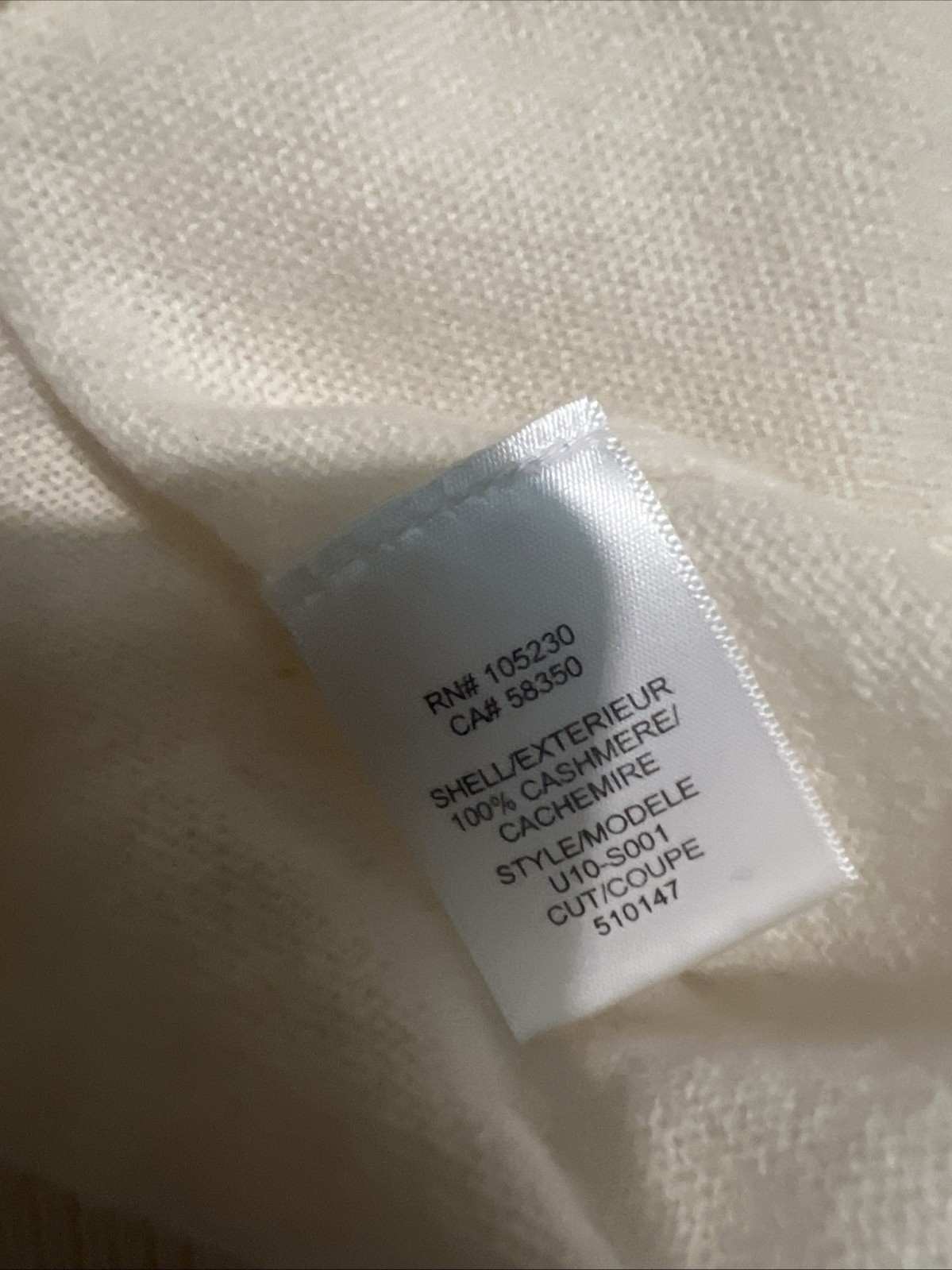 Equipment Cashmere Sanni Sweater Size XS Off White Color thumbnail 7