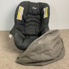 Chicco KeyFit 30 Parker Car Seat Cover Pad Canopy Fabric Gray Taupe Replacement