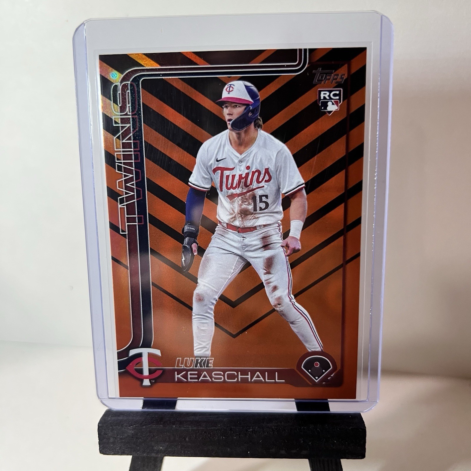 2025 Topps Update US16 Luke Keaschall RC Holiday Foil Twins