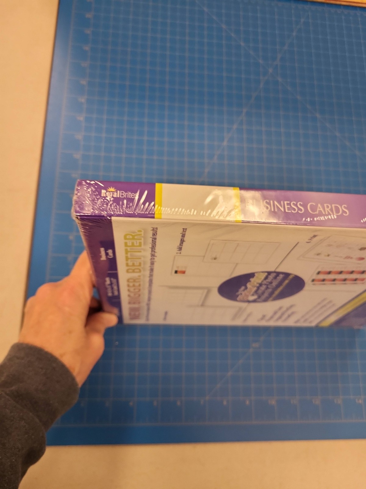 Royal Brites Business Cards Matte White 1000 Count Click N Print 8.5x11 Sheets