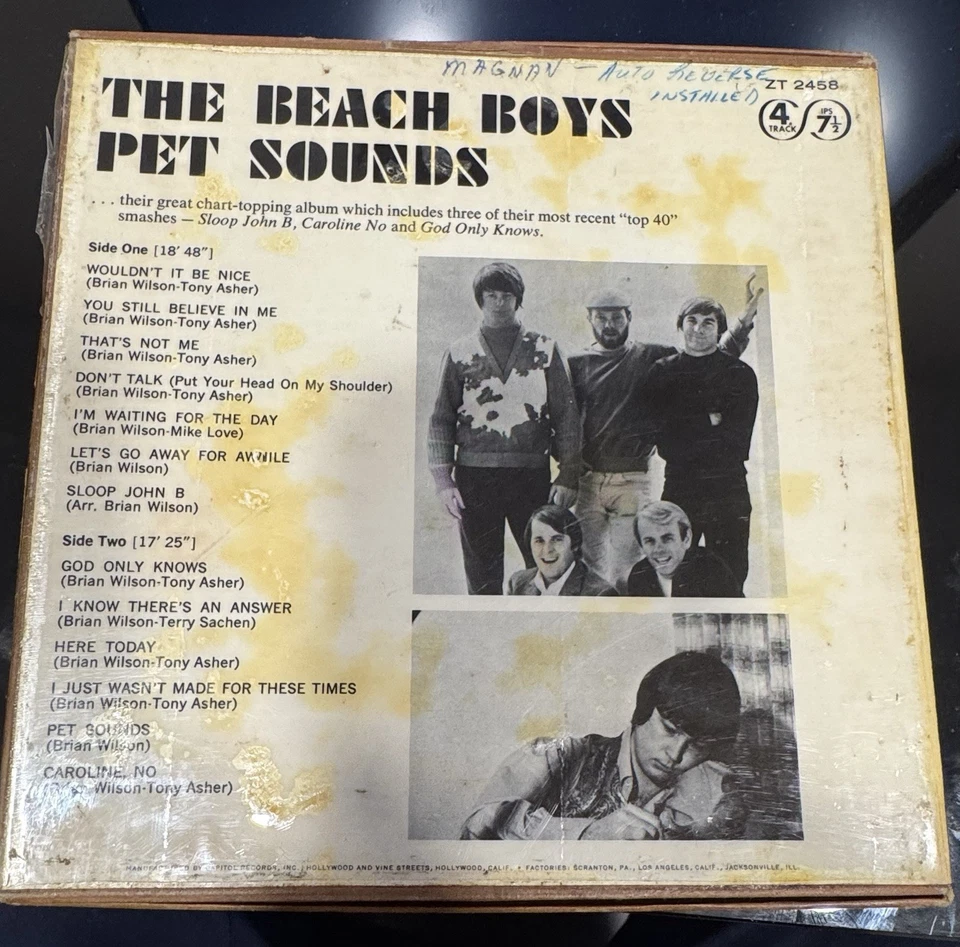 The Beach Boys Pet Sounds Reel to Reel Tape 4 Track 7 1/2 IPS Stereo UNTESTED - Image 3 of 4