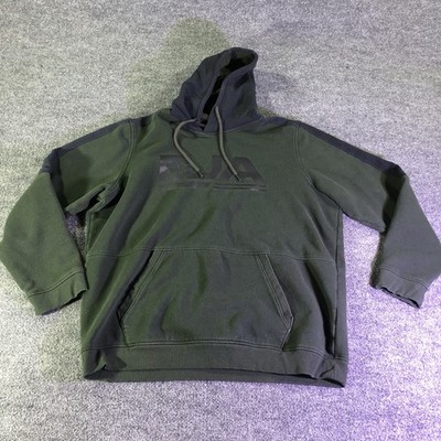Under Armour Sweater Mens XL Green Rival Pullover Hoodie
