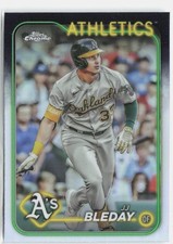 2024 Topps Chrome #190 JJ Bleday Refractors