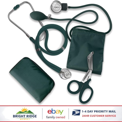 #ad Stethoscope and Blood Pressure Monitor Set for Nurses and Medical Students $43.91