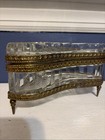 French Gilt Bronze Mounted Cut Crystal Grand Piano Form Hinged Jewelry Box — photo 5