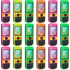 Gejoy 10 Pcs Handheld Water Ring Games Kids Party Favors 4 inches, Yellow