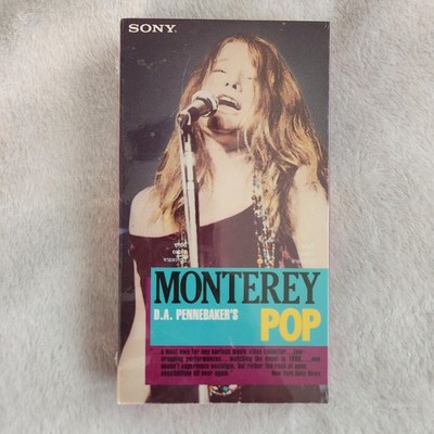 VHS: Monterey Pop: Janis Joplin, Jimi Hendrix, D.A. Pennebaker NEW