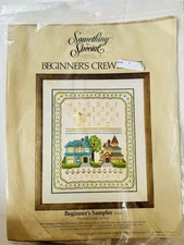 Vintage Something Special Beginner’s Sampler #40160 Beginner’s Crewel Kit Sealed