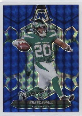 2024 Panini Mosaic Blue Mosaic Prizm 28/99 Breece Hall #170 17ph