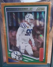 2025 Panini Score DeForest Buckner Lava Holo /799 Indianapolis Colts #153