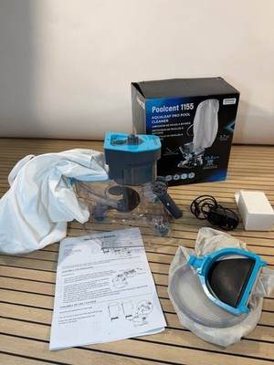 Cordless Pool Leaf Vacuum Cleaner for Above/Inground Pools Dual Filter Bags