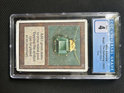 Magic The Gathering CGC 4 Mox Emerald | eBay