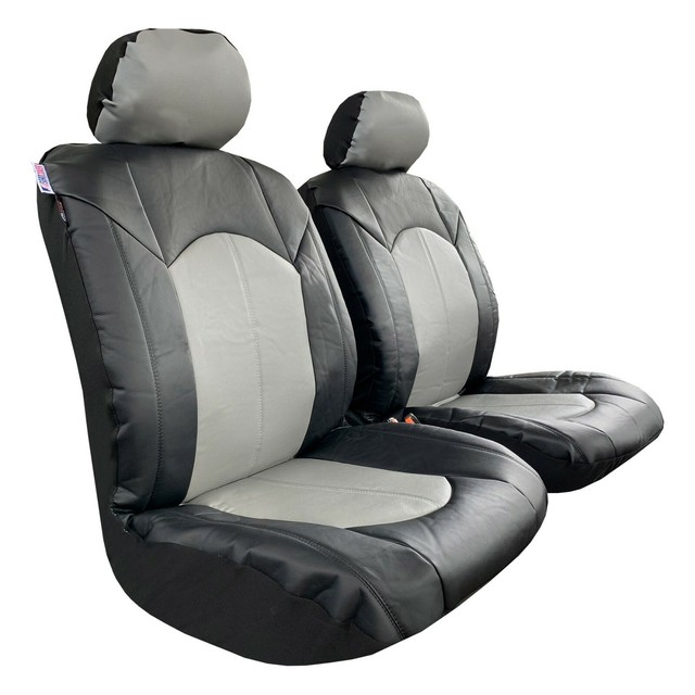 Front Car Seat Covers Premium Leatherette For Toyota