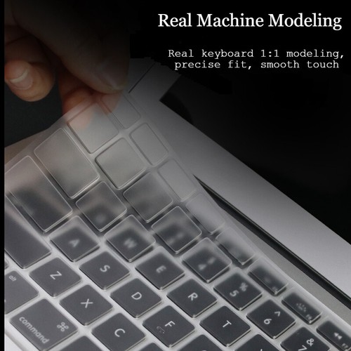 Keyboard Cover Skin Protector Case For MacBook Pro Air 11" 13" 15" 16" Touchbar - Picture 3 of 22