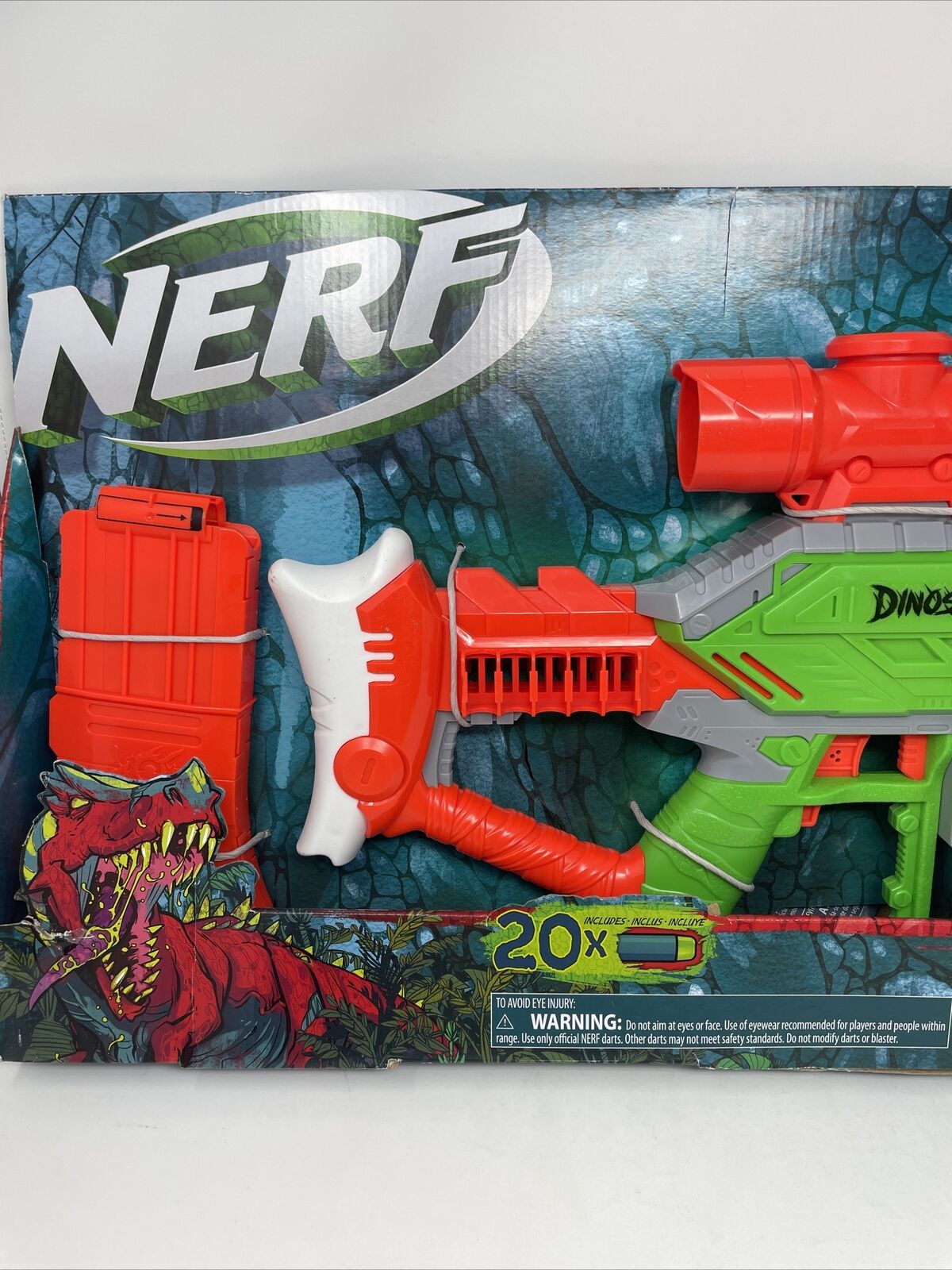 NERF DinoSquad Rex-Rampage Motorized Dart Blaster, 10-Dart Clip, 20  Official Darts – StockCalifornia