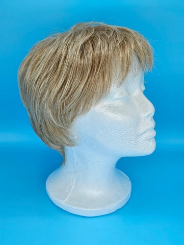 Wig Pro Collection Women's Blonde Wig with Bangs Synthetic Short Styled