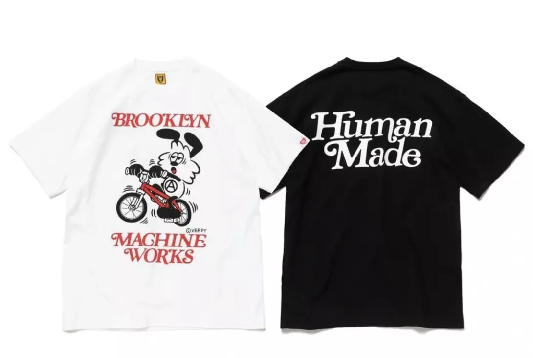 Human Made x BROOKLYN MACHINE WORKS x Girls Don't Cry T-Shirt S/S 22 GDC