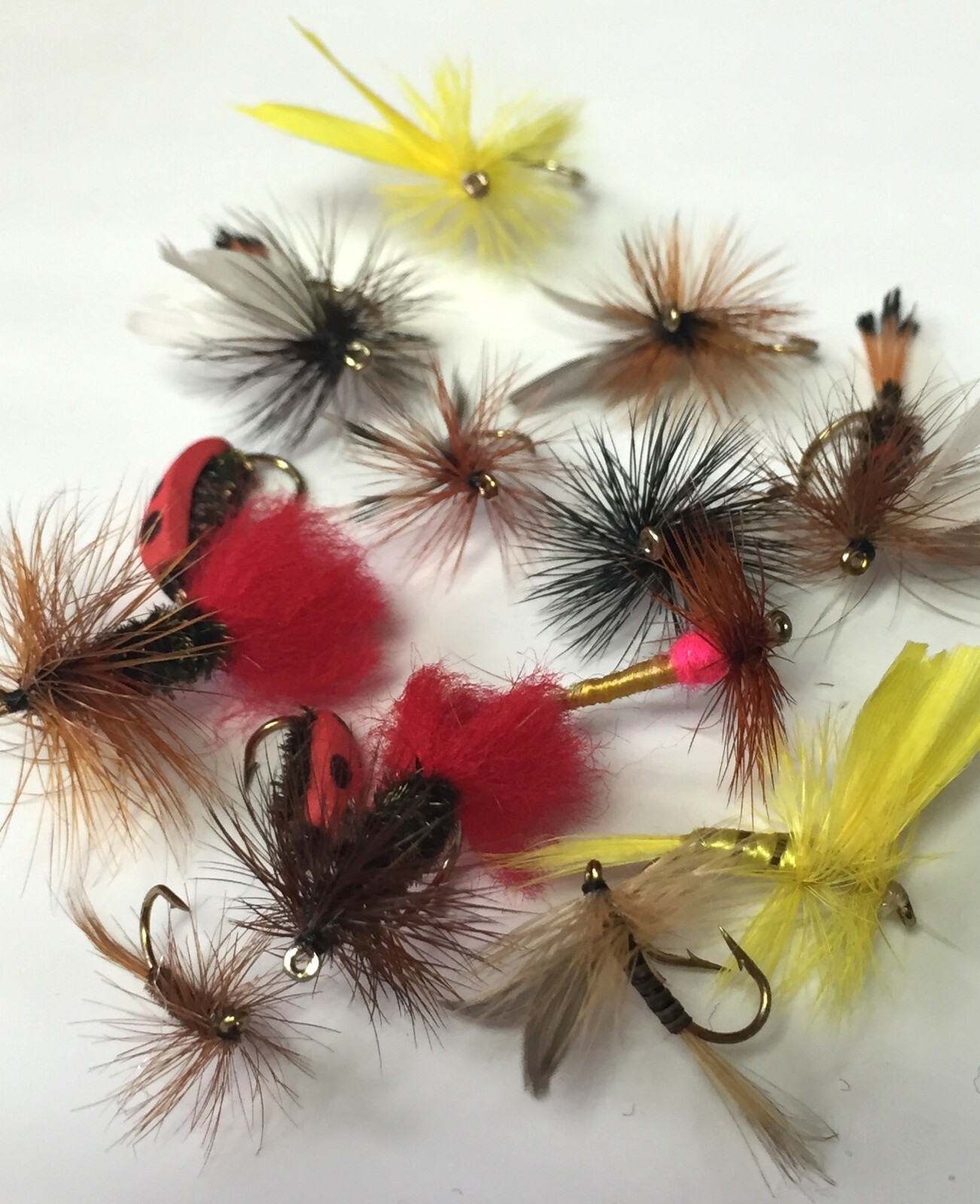 Fly Fishing Flies DRY FLY Selection Classic Selection pack of 14 Flies #6