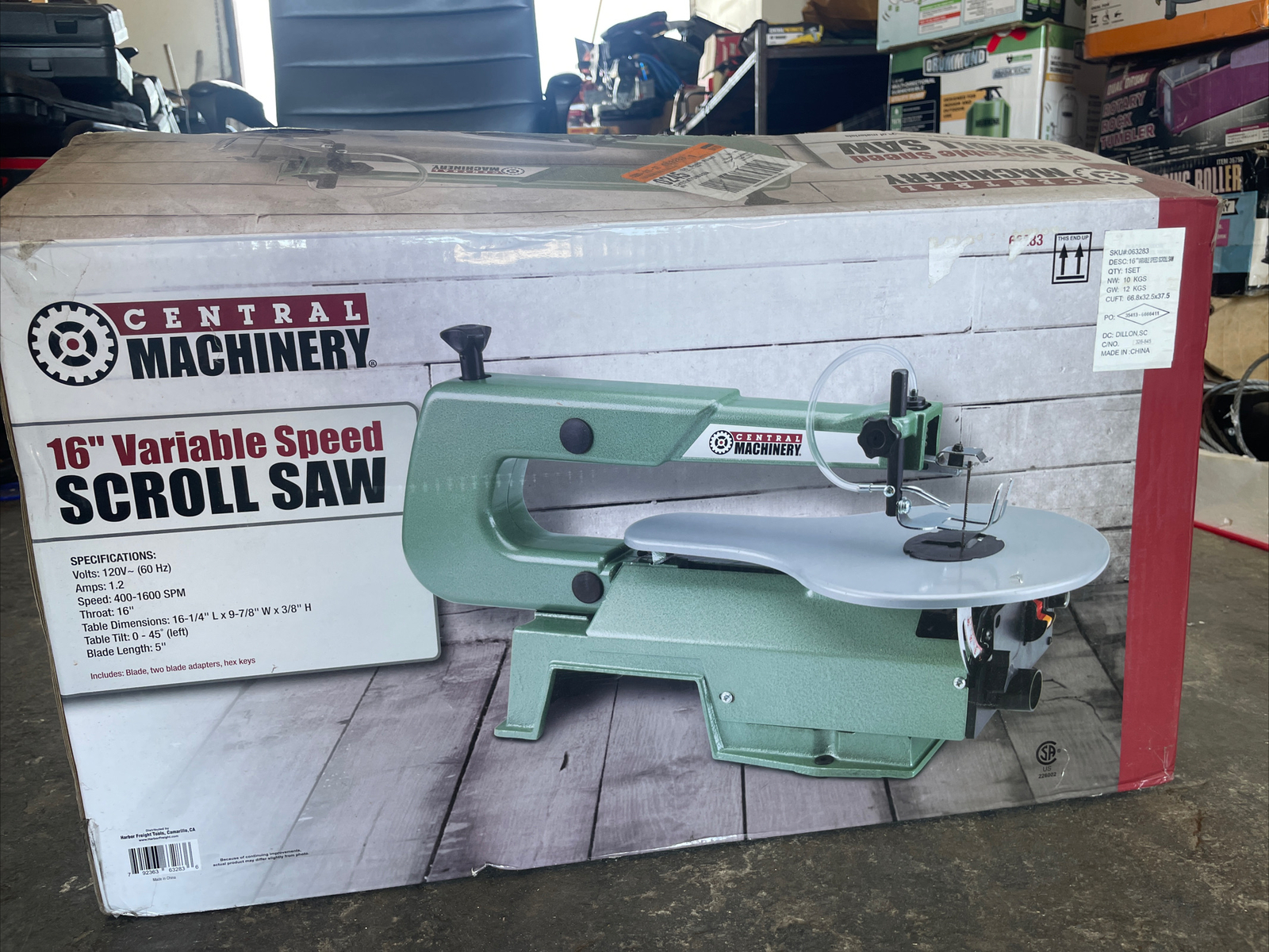 Scroll saw 16 In. Variable Speed Scroll 