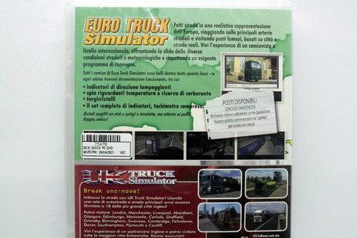 TRUCKERS DOUBLE PACK EURO TRUCK SIMULATOR + UK TRUCK SIMULATOR PC DVD UK 73478 - Foto 2 di 4
