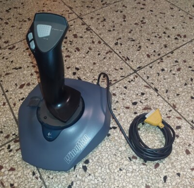 Logitech Joystick Controller Wingman Attack 2 Gameport Anschluss Modell J-YB11