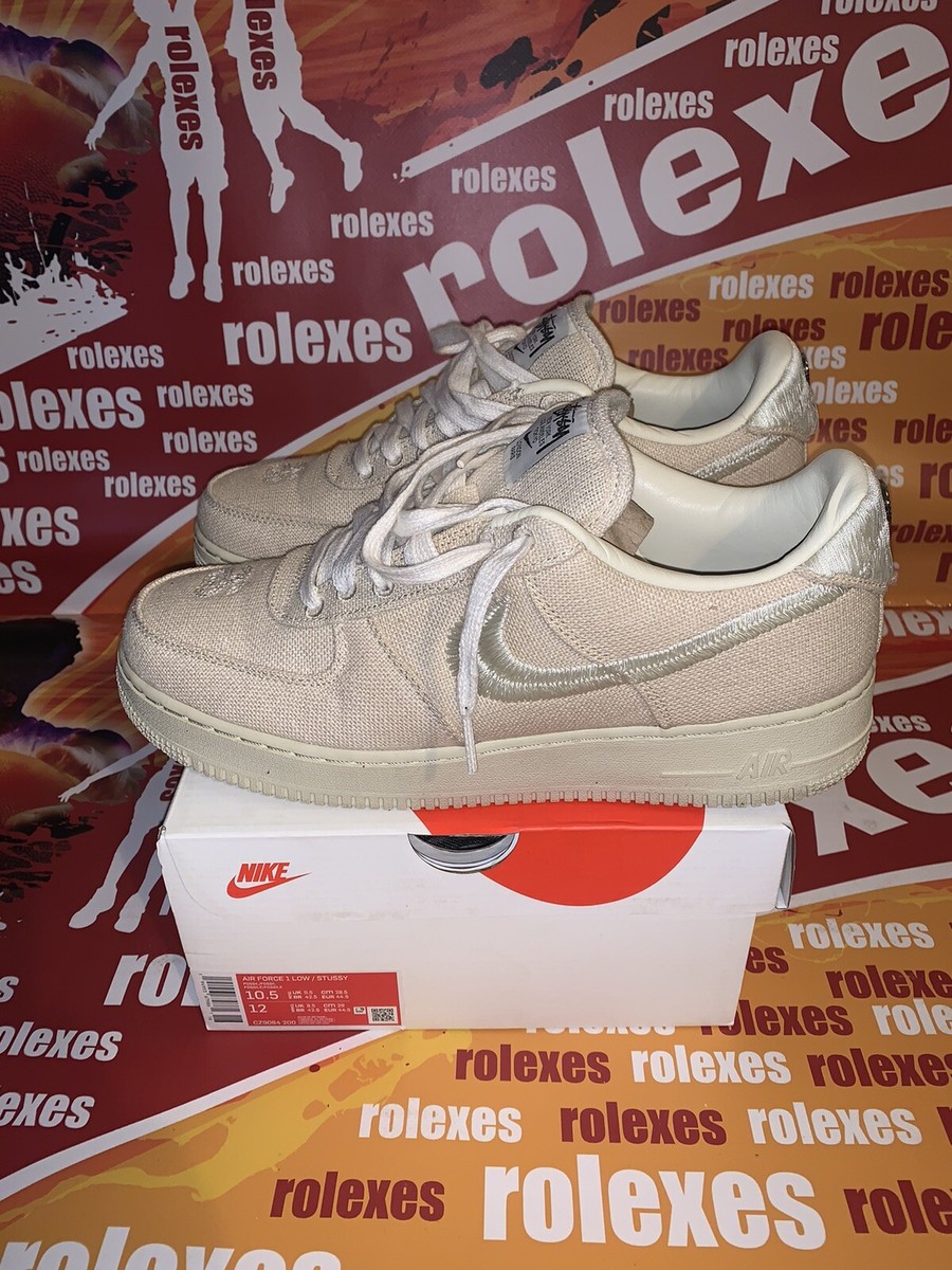 air force 1 low stussy fossil