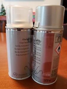 mercedes benz touch up paint spray set chromite black metallic 112 oem ebay ebay