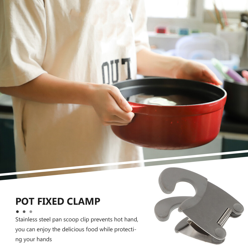 Flex Pot Clip Spoon Holder for Pots Elasticity Not Hands eBay