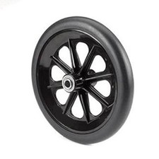 Wheel Replacement For Wheelchairs, 8 inch by 1 inch Black