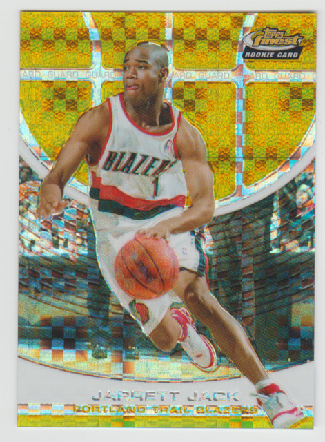 Jarrett Jack 2005-06 Topps Finest GOLD XFRACTOR Rookie Card #122 SP RC #27/29