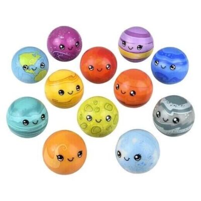 RI One Dozen 1.75'' Hi-Bounce Planet Bouncy Balls