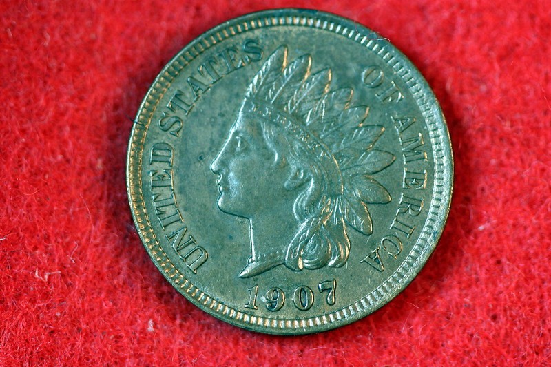 Estate  Find 1907  -  Indian Head Cent!! #G8857