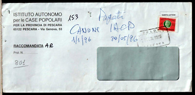 301 - PESCARA, INSTITUTE HOUSES POPOLARI, RECOMMENDED AUTHORIZED DELIVERY