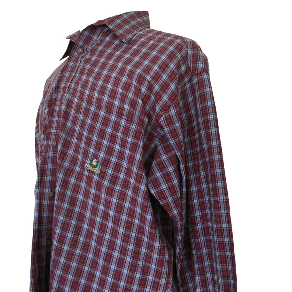 Camisa vaquera vintage Wrangler Riata a rayas Western Rodeo para hombre talla XL Foto 4 de 4