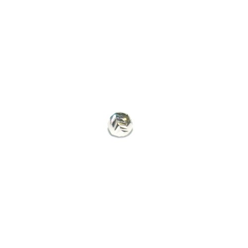 3mm Rhodium Plated 925 Sterling Silver LASER CUT Diamond Cut BEADS WHOLESALE LOT - Picture 4 of 7