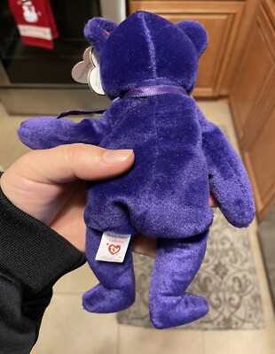 1997 TY PRINCESS DIANA BEAR BEANIE BABY PVC 1997 VERY RARE NEW! | eBay