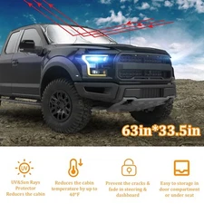 For Jeep Foldable Car Windshield Window Sun Shade Cover UV Block Protector Visor