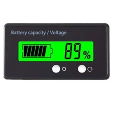 LCD Battery Capacity Indicator Digital Voltmeter Voltage Meter Monitor/