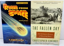 Rocks from Space & The Fallen Sky Shooting Stars Meteorite Books Norton Cokinos