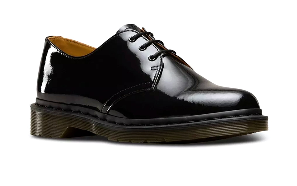 Dr Martens x Beams 1461 Mens US Black Patent Lamper Oxford Lace