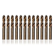 Drill America - D/ASTCO1/8P12 1/8" Cobalt Heavy Duty Split Point Stub Drill B...