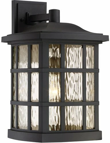 Quoizel SNN8411K 1-Light Stonington Outdoor Lantern in Mystic Black - Picture 1 of 1