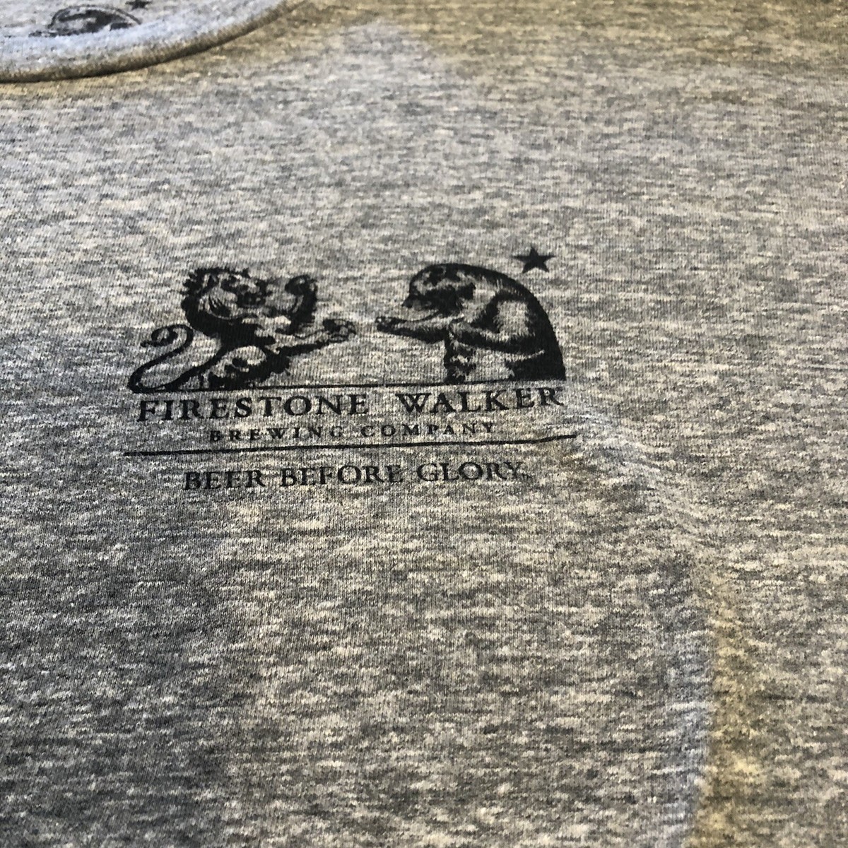 Firestone Walker Brewing Company short sleeve Grey t-shirt 2XL 