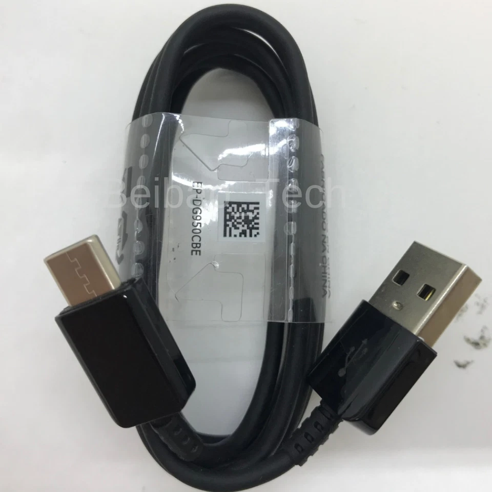 Paquete de 3 cables cargadores rápidos USB-C tipo C de 4 pies para Samsung Galaxy Note 20 S20 S10 S9 Foto 3 de 4