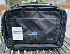 NWT Patagonia Transport Black Shoulder Bag 26L Laptop Bag 49440 Logo