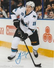 San Jose Sharks James Sheppard Signed Autographed 8x10 Photo COA B